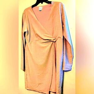 New Serra Light Mauve & Silver Dress, Size Large